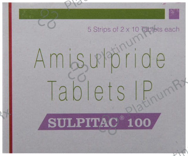 Sulpitac 100mg Tablet 10s