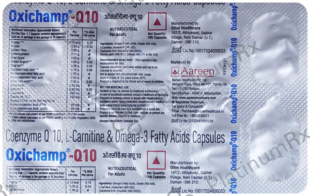 Oxichamp Q10 Capsule 10s