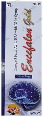 Encefalon Gold Syrup Mango Sugar Free