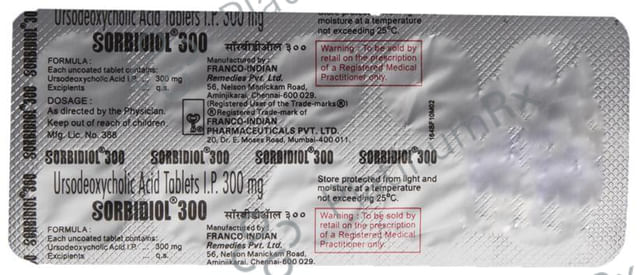 Sorbidiol 300mg Tablet 10s