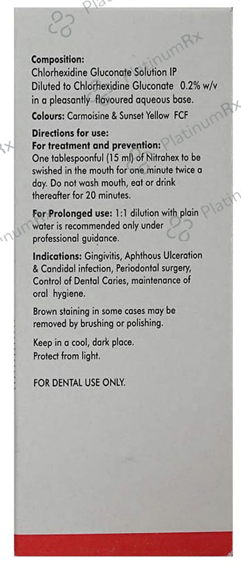 Nitra Hex 0.002% Mouth Wash 100ml