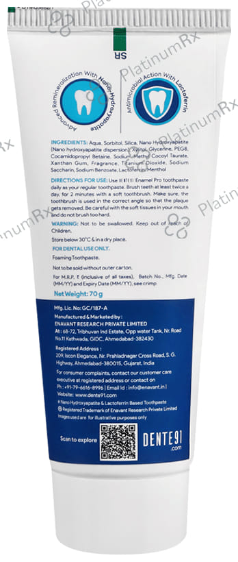 Dente 91 Cool Mint 70gm Toothpaste 1s