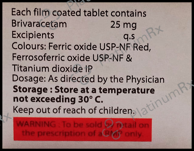 Brivatab 25mg Tablet 10s
