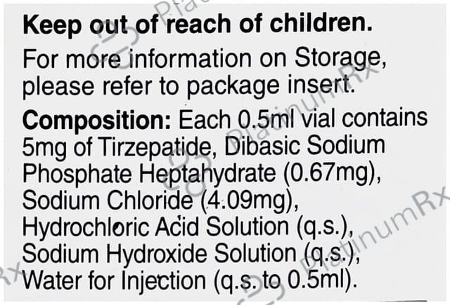 Mounjaro 5mg Solution for Injection 0.5ml