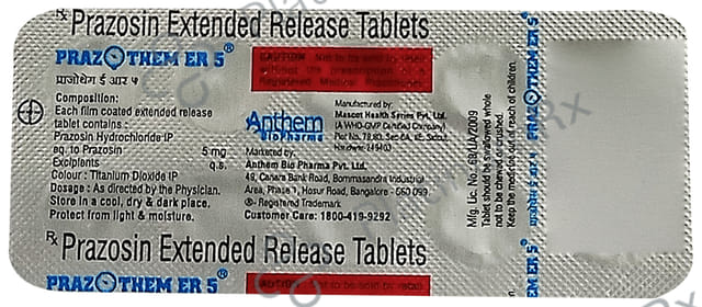 Prazothem ER 5 Tablet