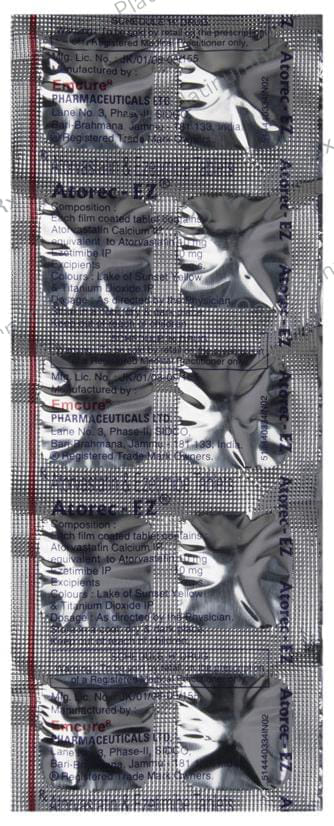 Atorec EZ 10/10mg Tablet 10s