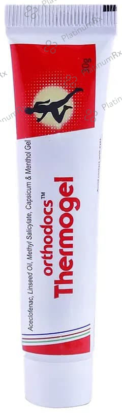 Orthodocs Thermogel Pain Relief Gel for Muscle Joint & Knee Pain (30gm Each)