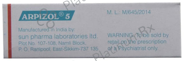 Arpizol 5mg Tablet 10s