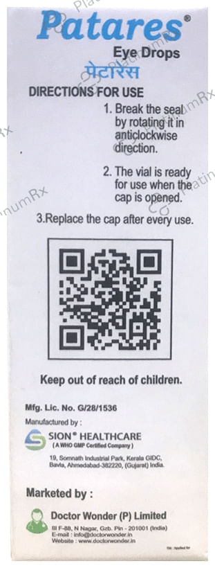 Patares Eye Drop