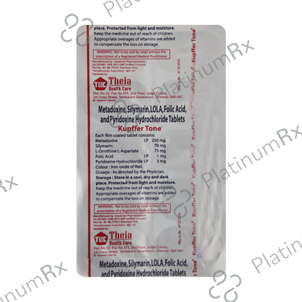 Kupffer Tone Tablet 10s