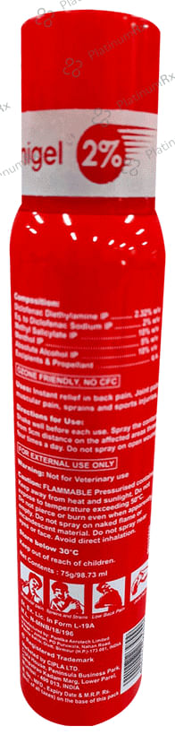 Omnigel Spray 2% Double Power