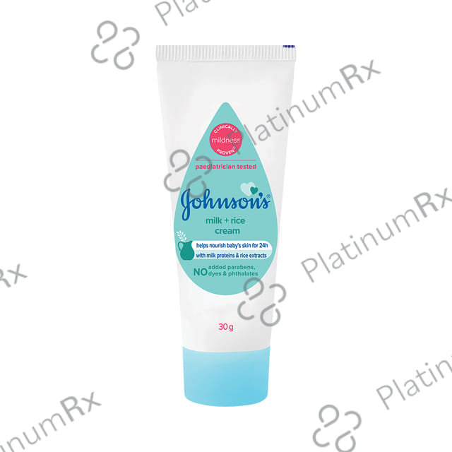Johnson's Baby Milk + Rice For Baby's Healthy Skin Cream 30gm