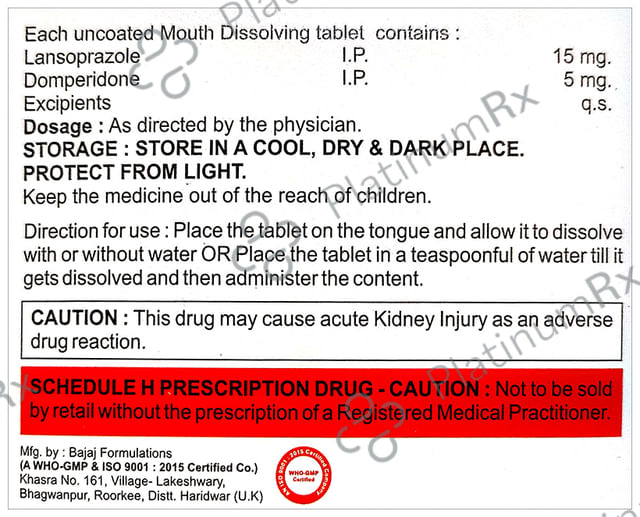 Relife Kids Orange 5/15mg Tablet MD 10s