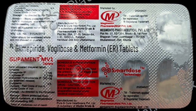 Glipament MV 1 Tablet ER