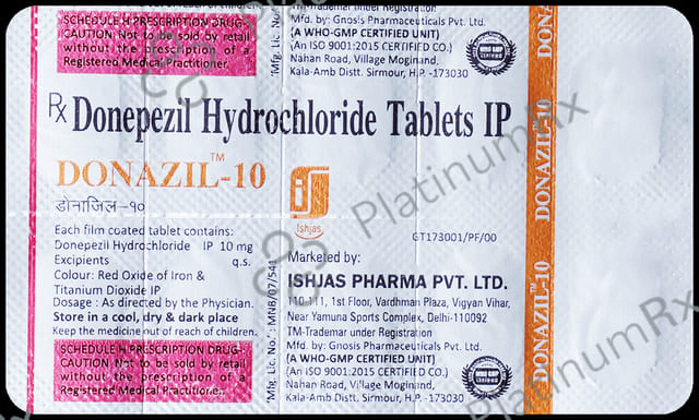 Donazil 10mg Tablet