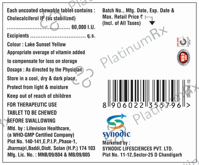 Syno 60K Chewable Tablet