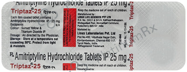 Triptaz 25mg Tablet 10s