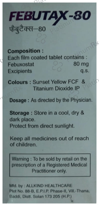 Febutax 80mg Tablet 10s