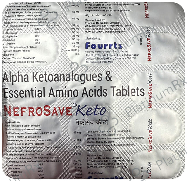 Nefrosave Keto Tablet 15s