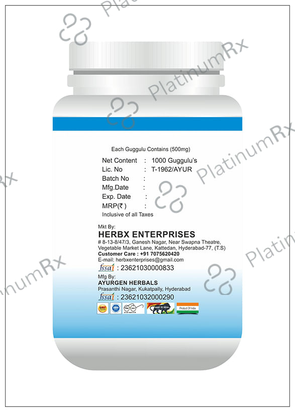 Globyherbs Kaisora Guggulu Tablet 1000 tablets