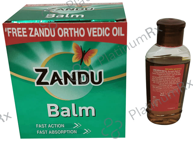 Zandu Balm with Zandu Ortho Vedic Oil Free