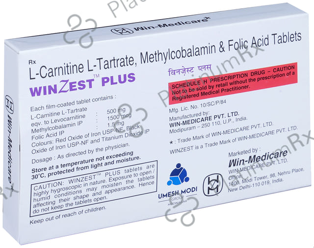 Winzest Plus 500mg/1500mcg/1500mcg Tablet 10s