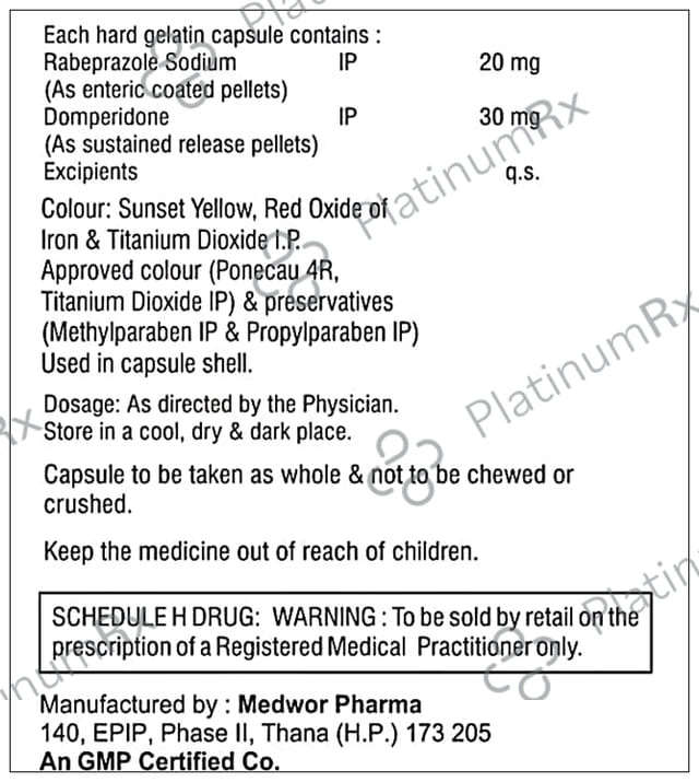 Genorab DSR 30/20mg Capsule 10s