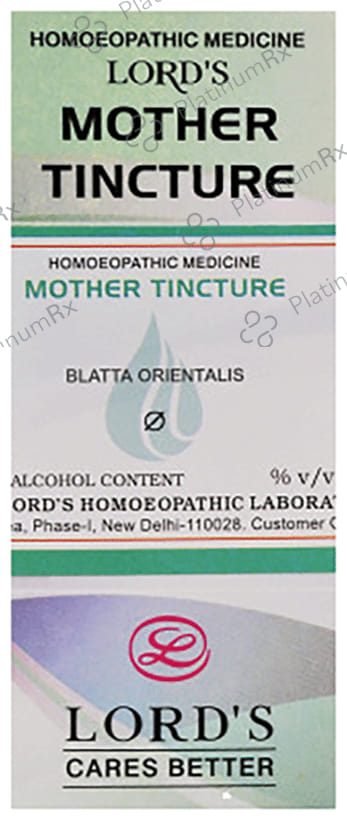 Lord's Blatta Orientalis Mother Tincture Q