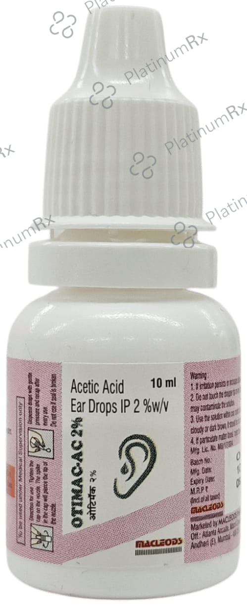 Otimac Ac 2% Ear Drop 10ml
