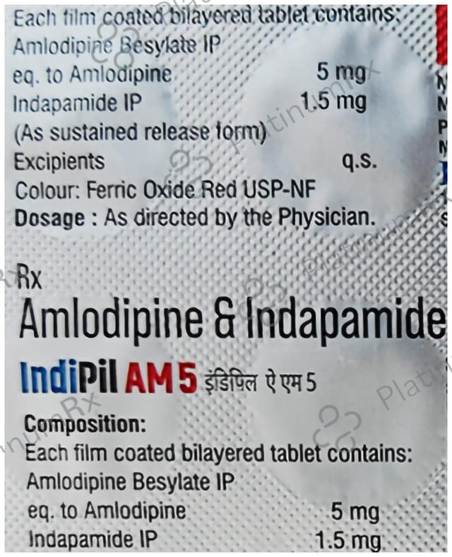 Indipil AM 5/1.5mg Tablet 10s