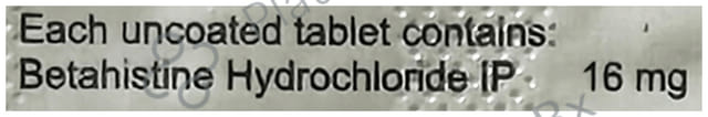 Maxvert 16mg Tablet 10s