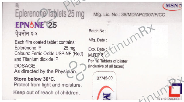 Epnone 25mg Tablet 10s