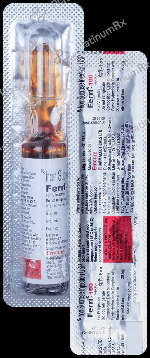 Ferri 100 Injection 5ml