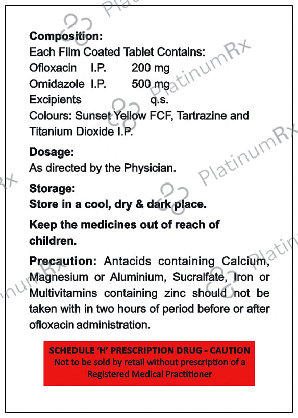 Aflaux OD 200/500mg Tablet 10s