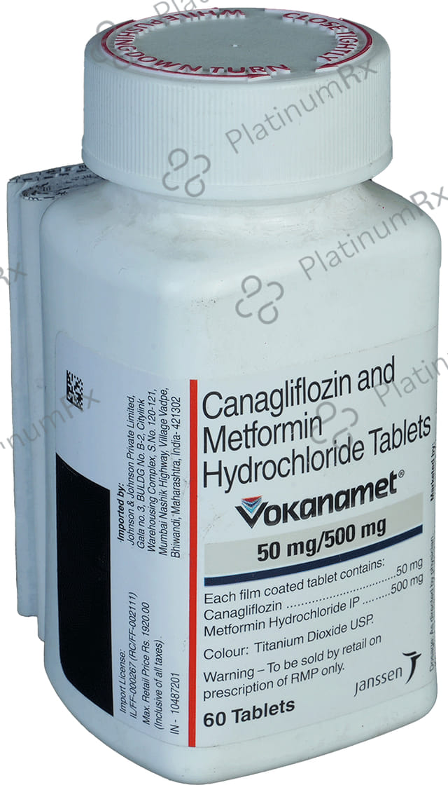 Vokanamet 50/500mg Tablet 60s