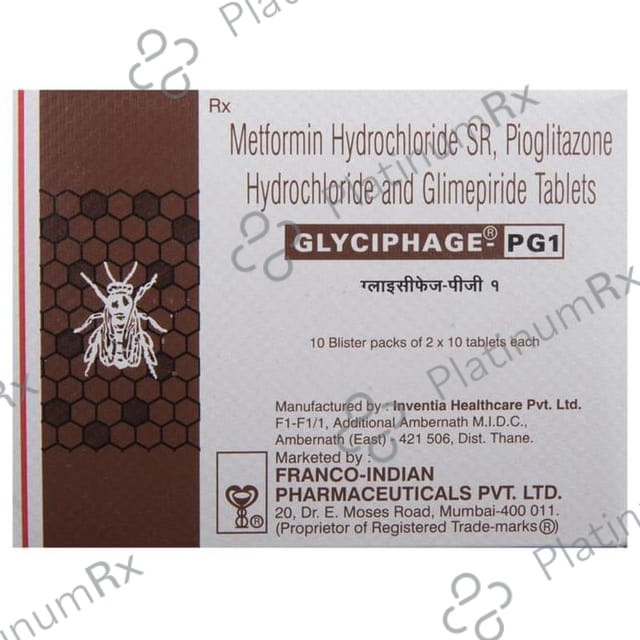 Glyciphage PG 1mg Tablet SR 10s