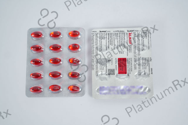 Alkof Cofgel 2/10/5mg Capsule 15s
