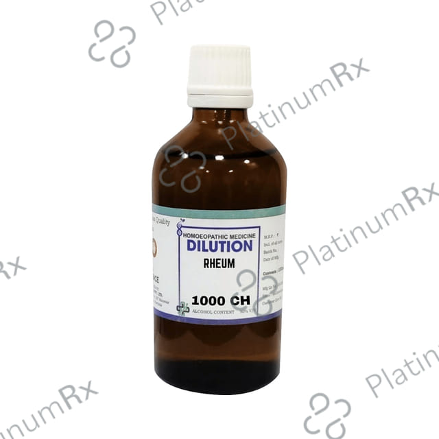 LDD Bioscience Rheum Dilution 1000 CH 100 ml