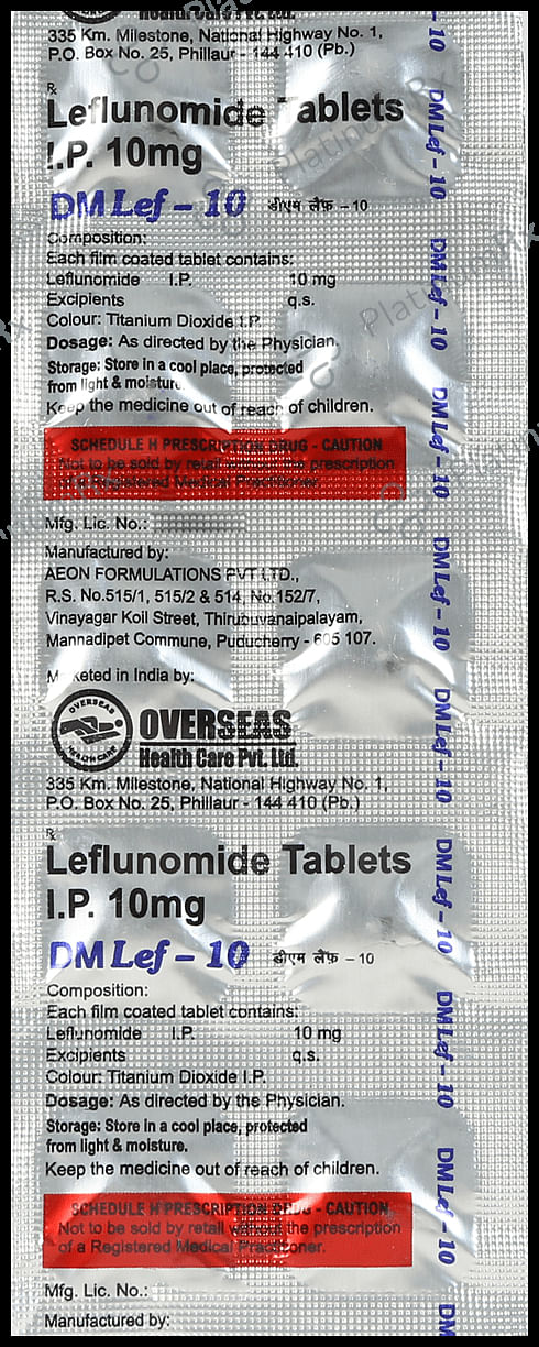 DM Lef 10mg Tablet 10s
