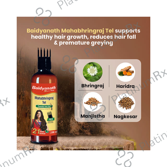 Baidyanath (Noida) Mahabhringraj Tail 200 ml