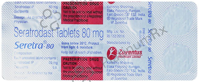 Seretra 80mg Tablet 10s