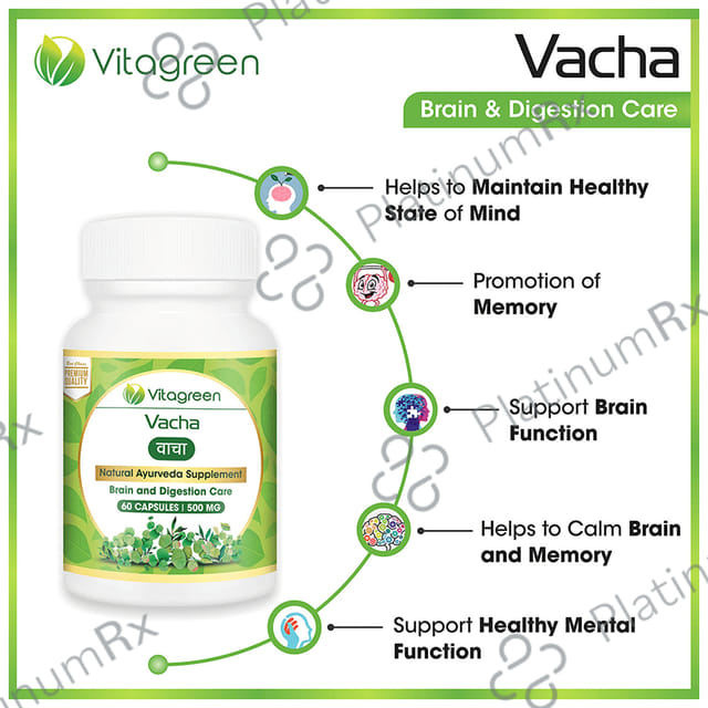 Vitagreen Vacha 500mg Capsule