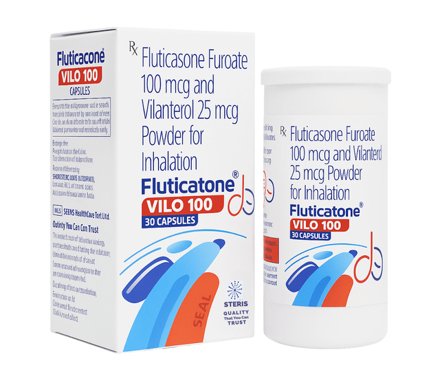 Fluticatone Vilo 100/25mcg Capsule 30s