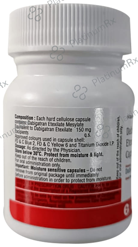 Dabigza 150mg Capsule 14s