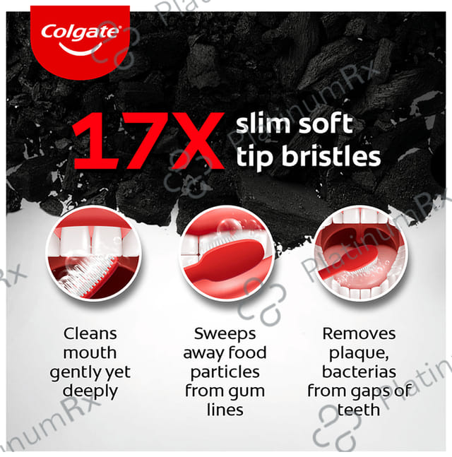 Colgate Slimsoft Charcoal Toothbrush