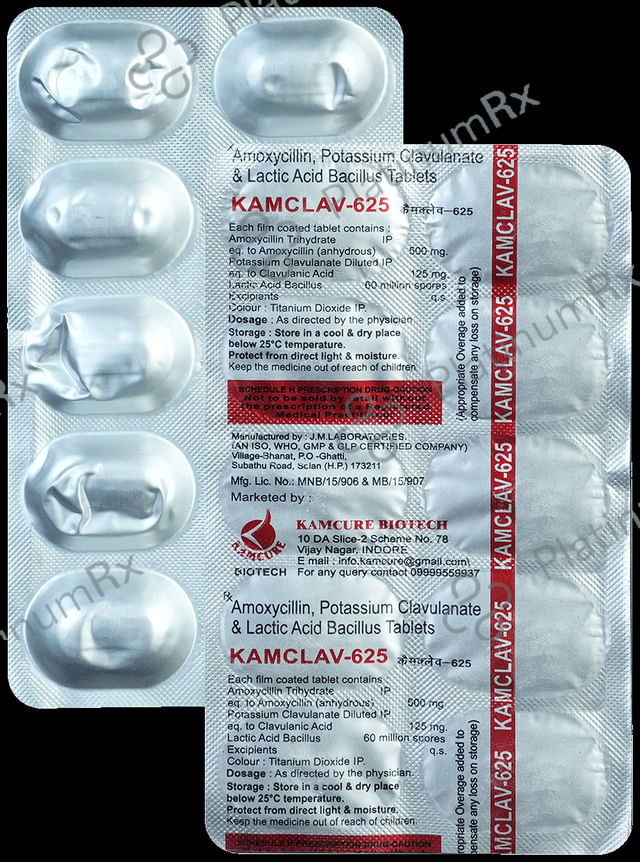 Kamclav 625 Tablet
