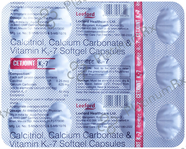 Cetjoint K2 7 Capsule 15s