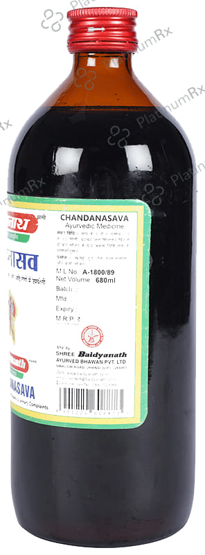 Baidyanath (Jhansi) Chandanasava 680 ml