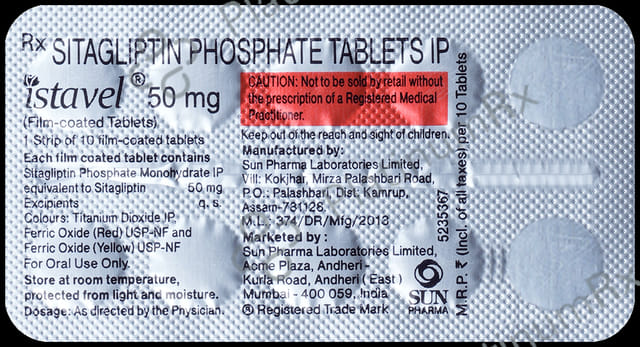 Istavel 50mg Tablet 10s