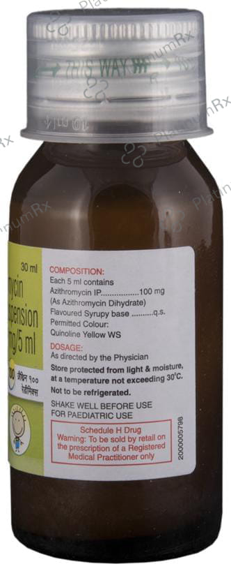 Zathrin 100 Readymix Oral Suspension 30 Oral Suspension